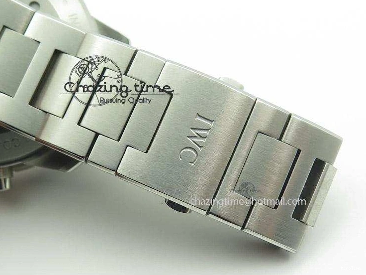 MIROTIME 0130 Classic Aquatimer Chrono IW376803 V6F 1:1 Best Edition Black Dial On SS Bracelet A 7361